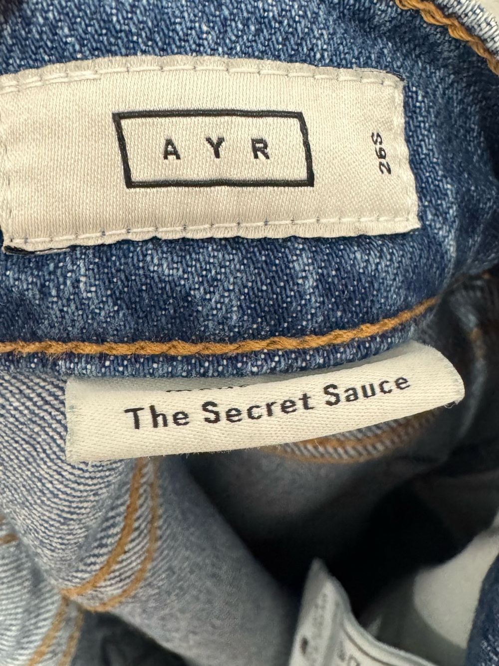 AYR SECRET SAUCE Straight leg jeans in medium wash - Picture 11 of 13